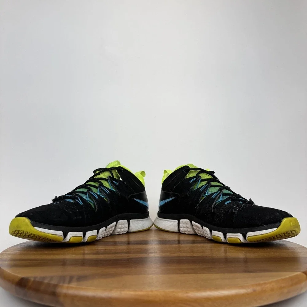 Mens Nike Free Trainer 7.0 NRG Black Leather Mid Cross Training Sneakers Sz 13 M
